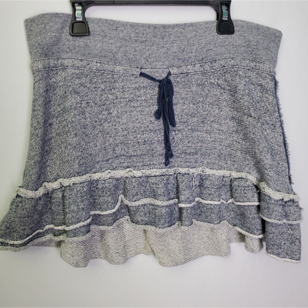 American Eagle Y2K Style Knit Ruffle Mini Skirt Size Small